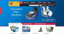 Desktop Screenshot of filtermakingmachines.com